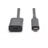 DIGITUS aktívny predlžovací USB-C kábel – 10G USB 3.2 Gen2 USB-C – USB-C (M/F) – 5 m
