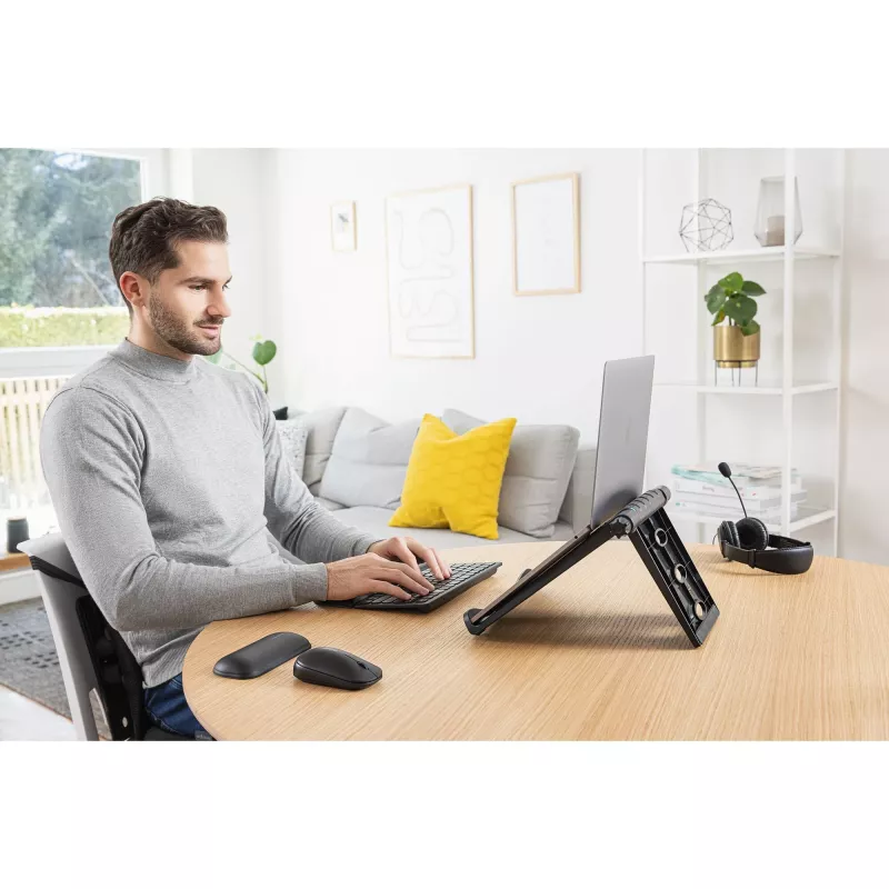 Kensington SmartFit Easy Riser EQ K52805EU chladiaci stojan pod notebook, 12-17 palcov (30,5-43,2 cm), plast ABS, čierny
