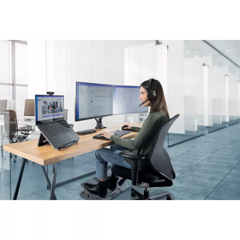 Kensington SmartFit Easy Riser EQ K52805EU chladiaci stojan pod notebook, 12-17 palcov (30,5-43,2 cm), plast ABS, čierny