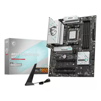 Základná doska MSI B850 GAMING PLUS WIFI ATX — AMD B850, socket AM5, DDR5, 4x DIMM, Wi-Fi 7, 5Gb LAN, 3x M.2, HDMI 2.1