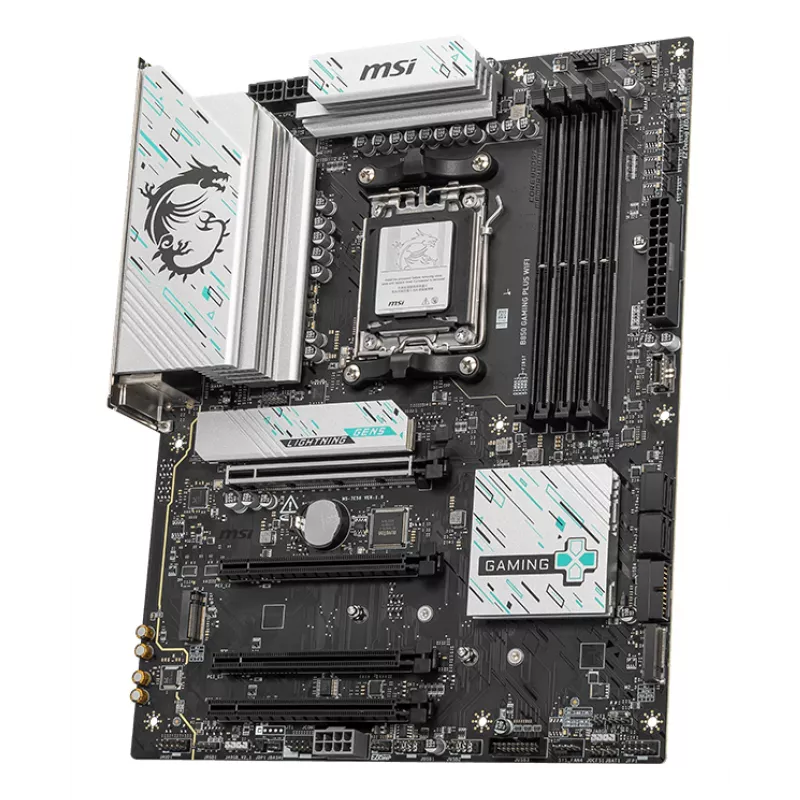 Základná doska MSI B850 GAMING PLUS WIFI ATX — AMD B850, socket AM5, DDR5, 4x DIMM, Wi-Fi 7, 5Gb LAN, 3x M.2, HDMI 2.1