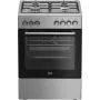 Beko FBE62130GXDN sporák voľne stojaci sporák elektrický plynový čierny