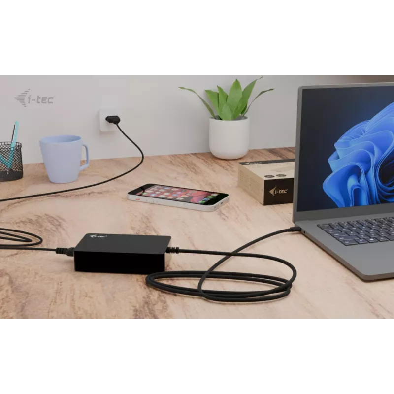 i-tec univerzálna nabíjačka USB-C PD 3.1 140 W, interiérová, striedavý prúd, 28 V, 5 A, čierna