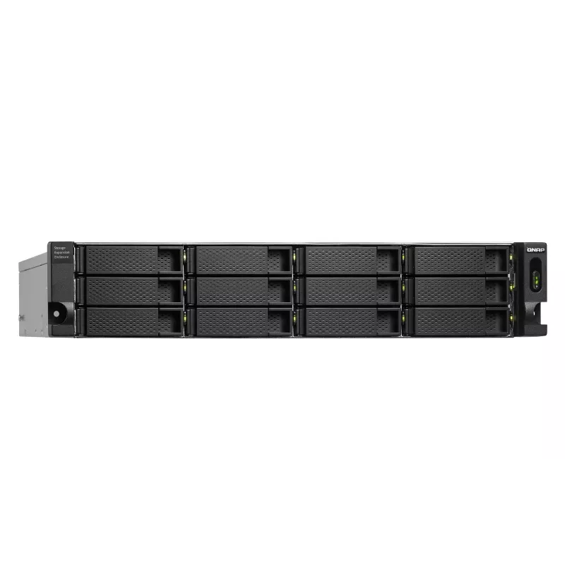 QNAP - TL-R1200C-RP - diskové pole - 12 pozícií (SATA-600) USB 3.2 Gen 2 (externé) montáž do racku 2U