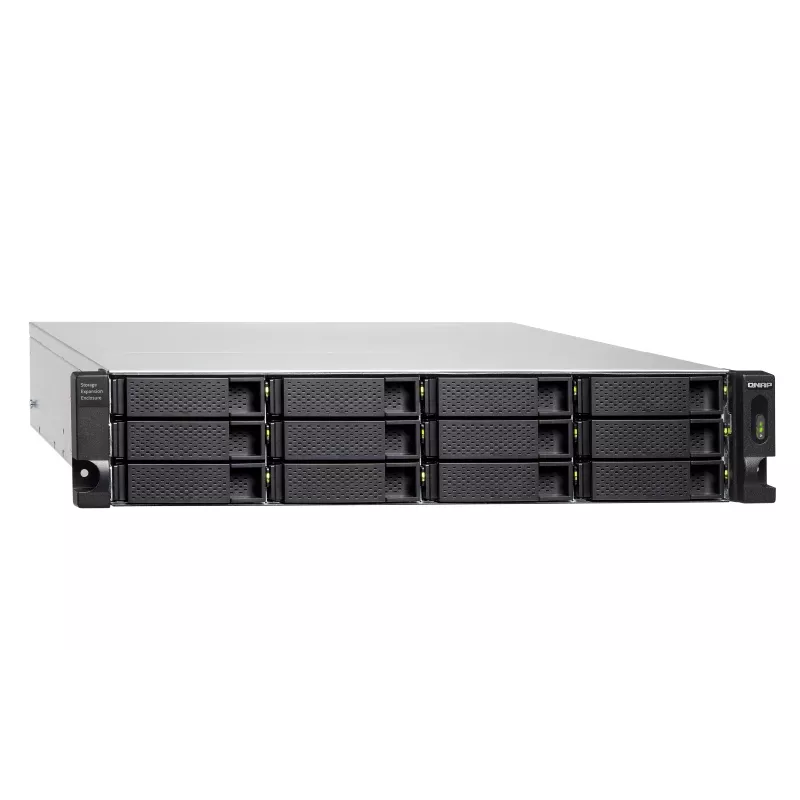 QNAP - TL-R1200C-RP - diskové pole - 12 pozícií (SATA-600) USB 3.2 Gen 2 (externé) montáž do racku 2U