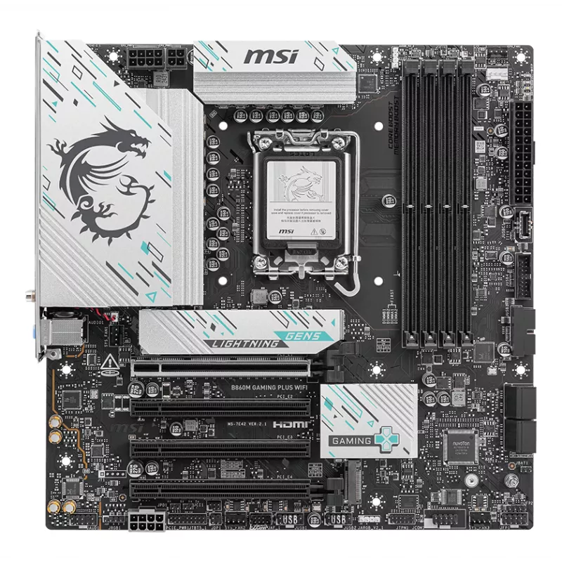 MSI B860M GAMING PLUS WIFI základná doska Intel B860 LGA 1851 (Socket V1) micro ATX