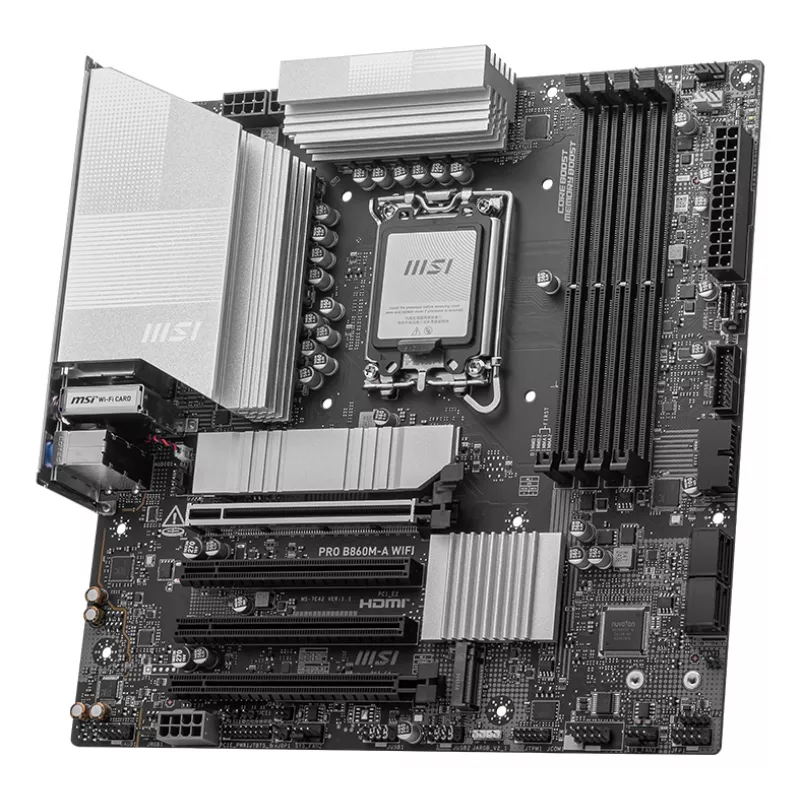MSI PRO B860M-A WIFI základná doska Intel B860 LGA 1851 (Socket V1) micro ATX