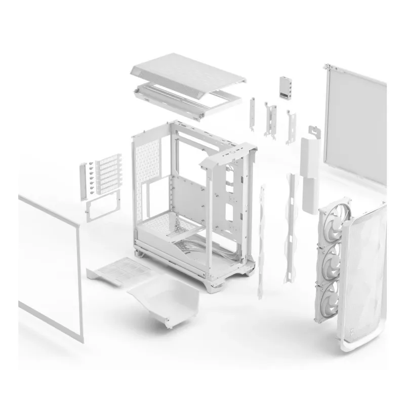 FRACTAL DESIGN Meshify 3 Ambience Pro RGB biela Tg Clear Tint