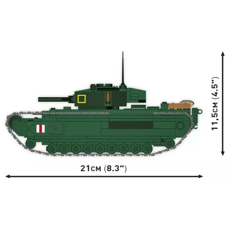 Cobi Blocks Mark IV Churchill stavebnica, 668 dielov (COBI-3128)