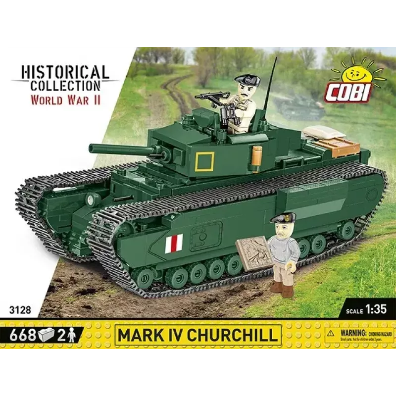 Cobi Blocks Mark IV Churchill stavebnica, 668 dielov (COBI-3128)