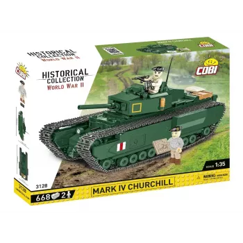 Cobi Blocks Mark IV Churchill stavebnica, 668 dielov (COBI-3128)