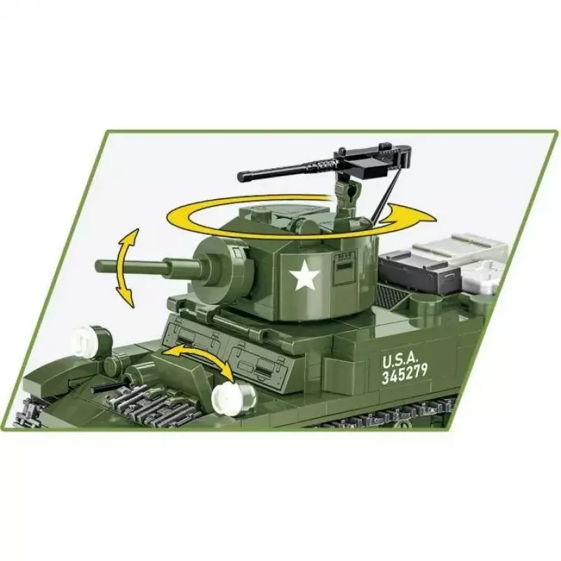 Stavebnica COBI M3 Stuart, 511 dielikov