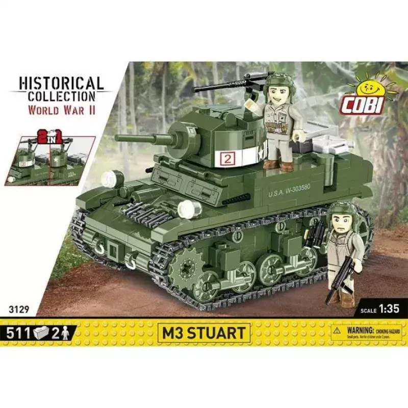 Stavebnica COBI M3 Stuart, 511 dielikov