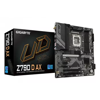 Základná doska GIGABYTE Z790 D AX ATX — Intel LGA1700, Z790, DDR5, 4×DIMM, Wi‑Fi 6E, 2.5Gb LAN