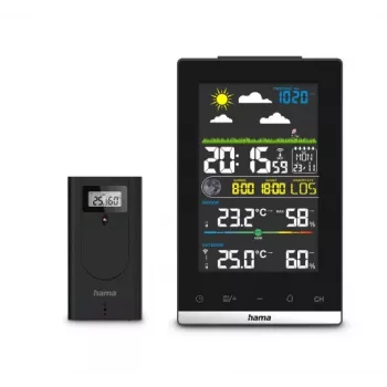 Hama 00222239 digitálna meteostanica čierna, batériová