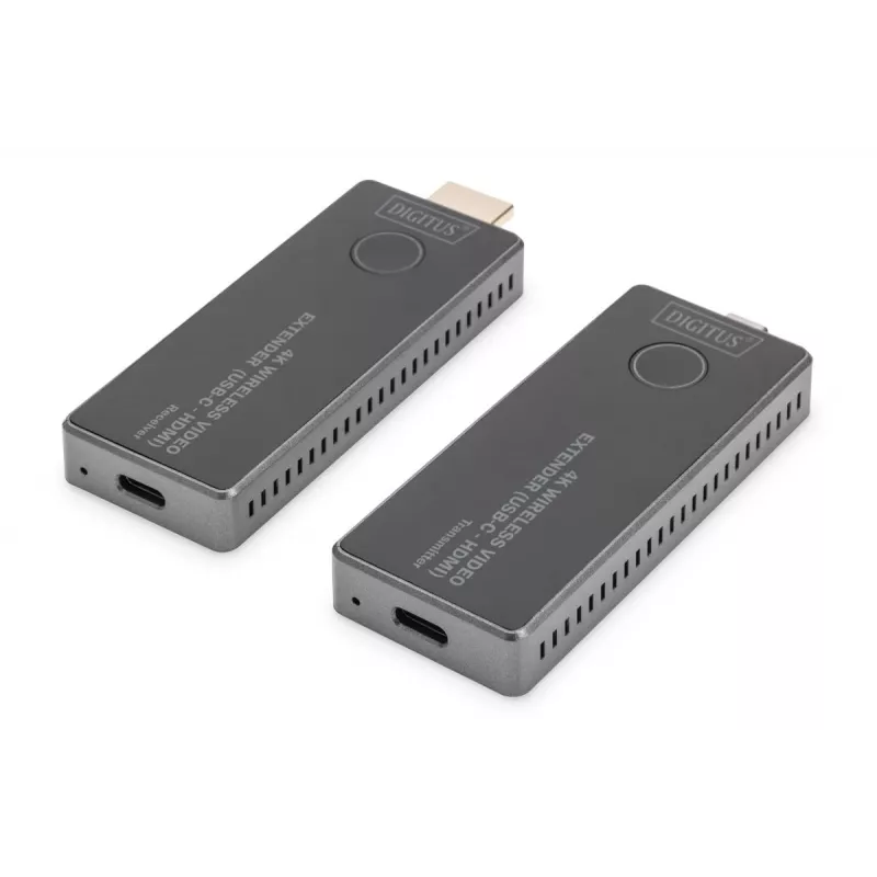 DIGITUS 4K bezdrôtový AV extender set 30 m USB-C - HDMI