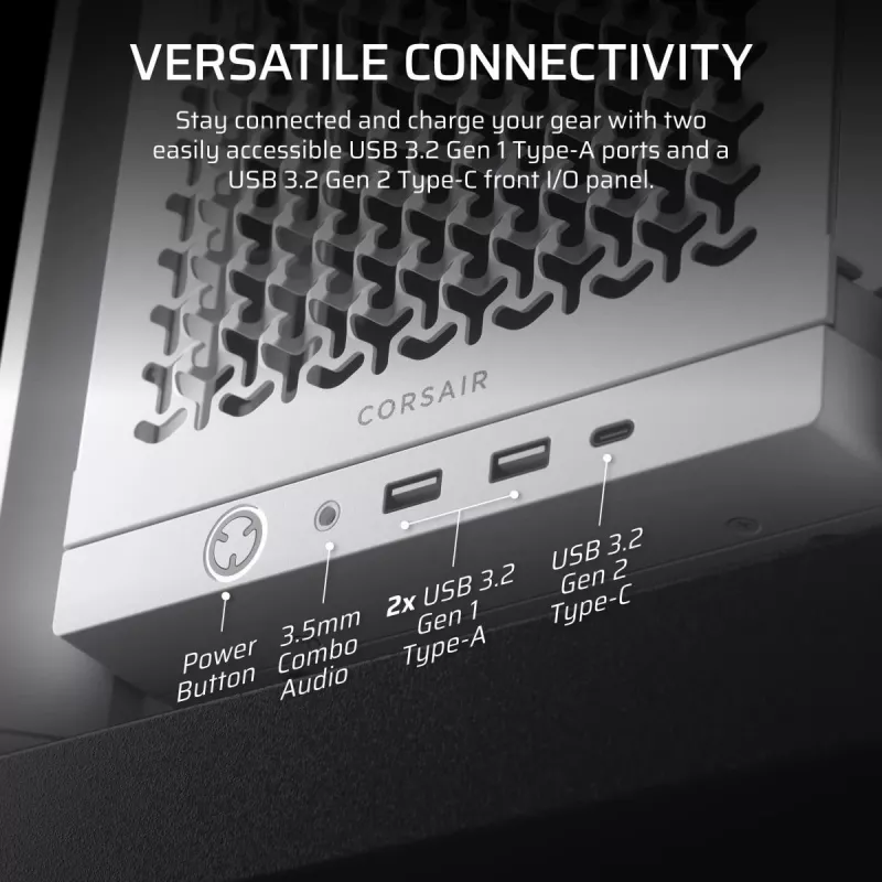 CORSAIR Mid-tower - Geh Midi Frame 4000d biely