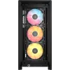 PC skriňa CORSAIR FRAME 4000D RS ARGB Midi Tower čierna — ATX/Micro-ATX/Mini-ITX, tvrdené sklo, ARGB ventilátory, do 370 mm GPU