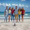 Hama Fancy Stand 70 II selfie tyč smartfón čierna