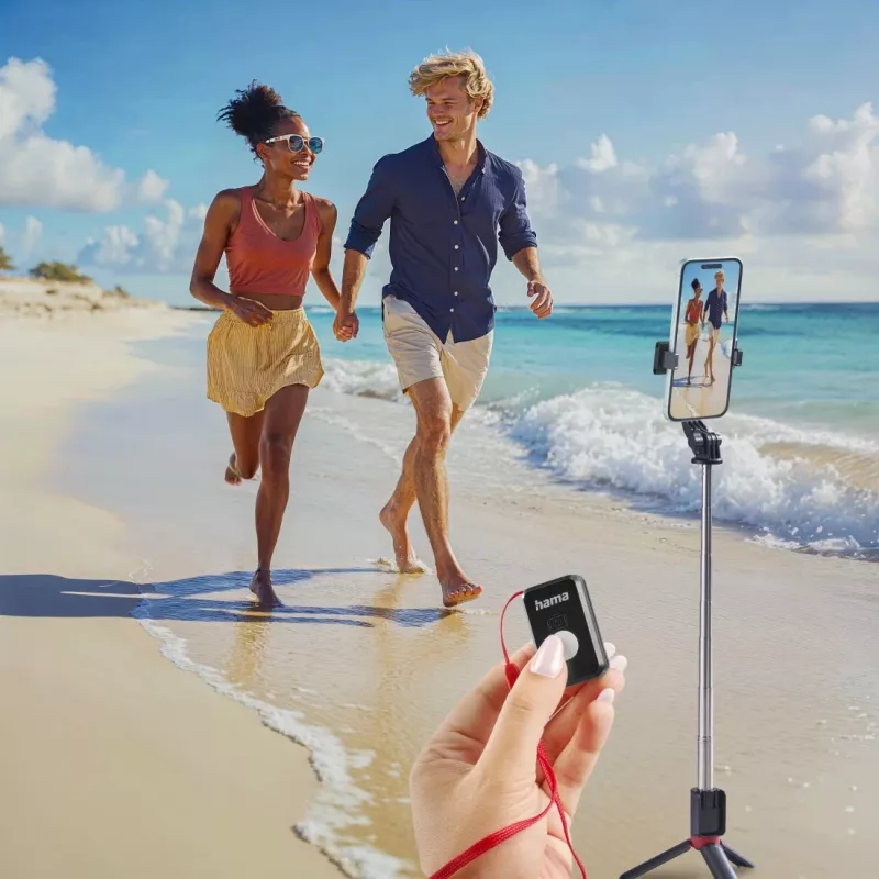 Hama Fancy Stand 70 II selfie tyč smartfón čierna