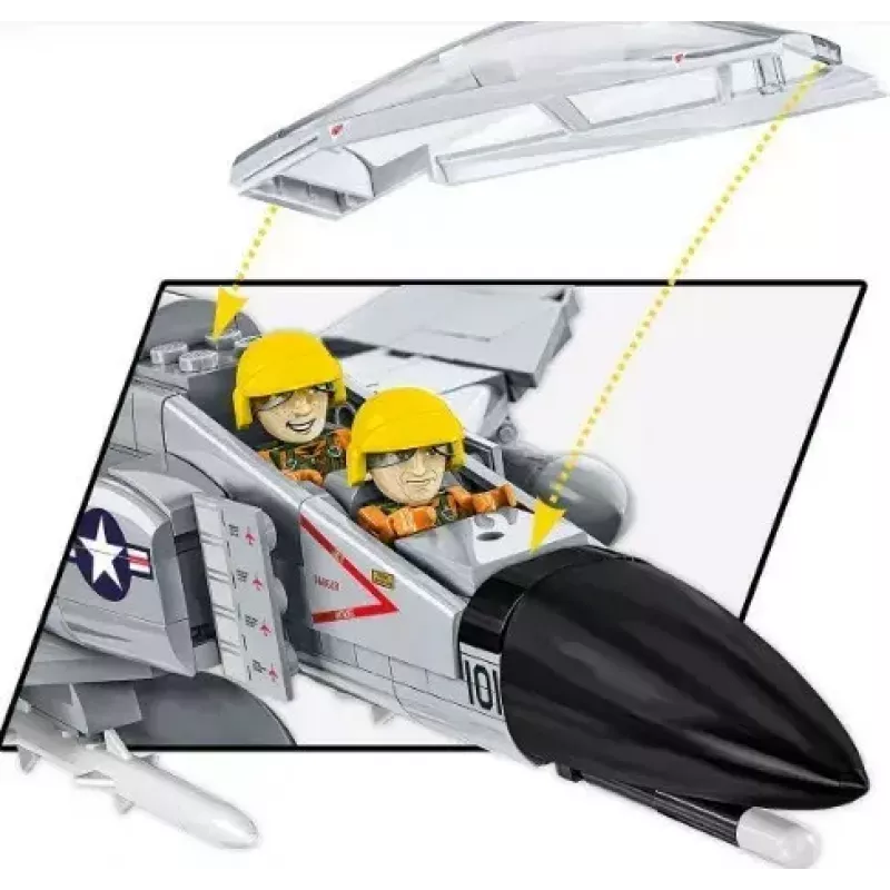 Cobi Blocks Armed Force F-4 Phantom II model, 703-dielna stavebnica