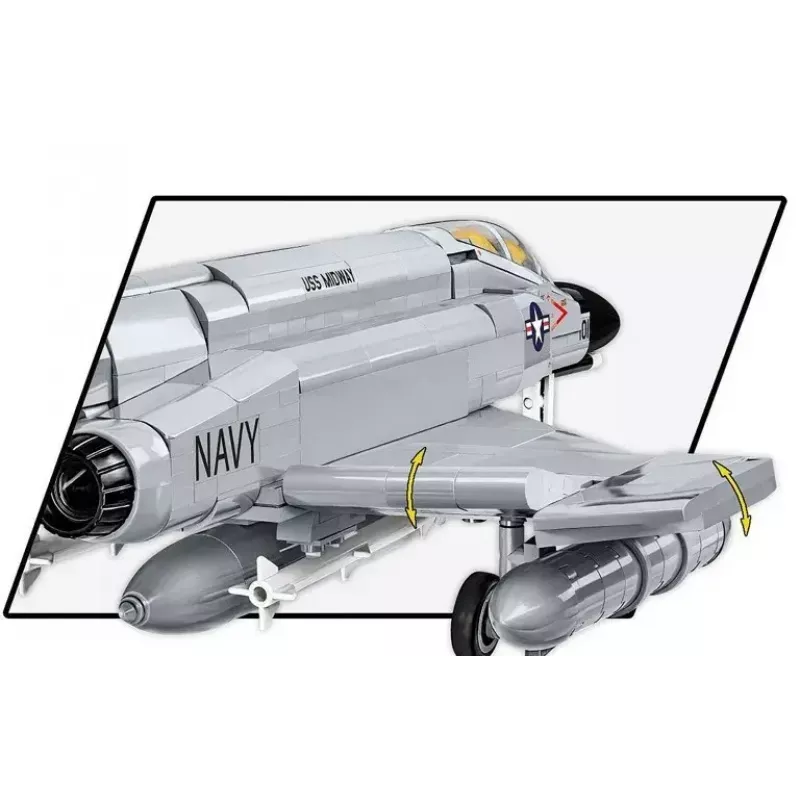 Cobi Blocks Armed Force F-4 Phantom II model, 703-dielna stavebnica