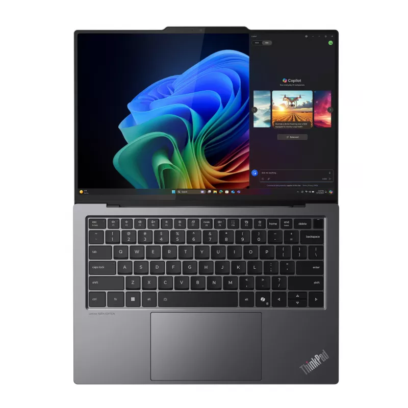 Lenovo ThinkPad X9-14 Gen 1 Copilot+ PC Intel Core Ultra 7 258V Notebook 35,6 cm (14 palcov) 2.8K 32 GB LPDDR5x-SDRAM 1 TB SSD Wi-Fi 7 (802.11be) Windows 11 Pro angličtina sivá