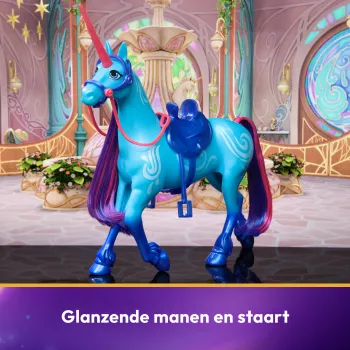 Unicorn Academy, River s 2 jazdeckými doplnkami, 11 palcov, kompatibilné s Isabel, bábiky a hračky s jednorožcom pre dievčatá od 4 rokov