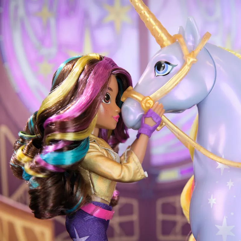 Unicorn Academy, bábika Sophia so 6 doplnkami, 24 cm, bábiky a hračky s jednorožcom pre dievčatá od 4 rokov