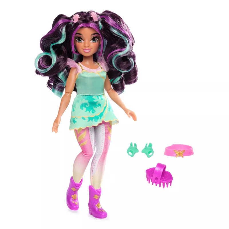 Módna bábika Spinmaster Unicorn Academy Ava 241 mm viacfarebná
