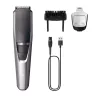 Strojček na bradu Philips BEARDTRIMMER Series 3000 BT3239/15, 0,5 mm–10 mm, 20 dĺžkových stupňov, USB nabíjanie, čierna/strieborná