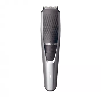 Strojček na bradu Philips BEARDTRIMMER Series 3000 BT3239/15, 0,5 mm–10 mm, 20 dĺžkových stupňov, USB nabíjanie, čierna/strieborná