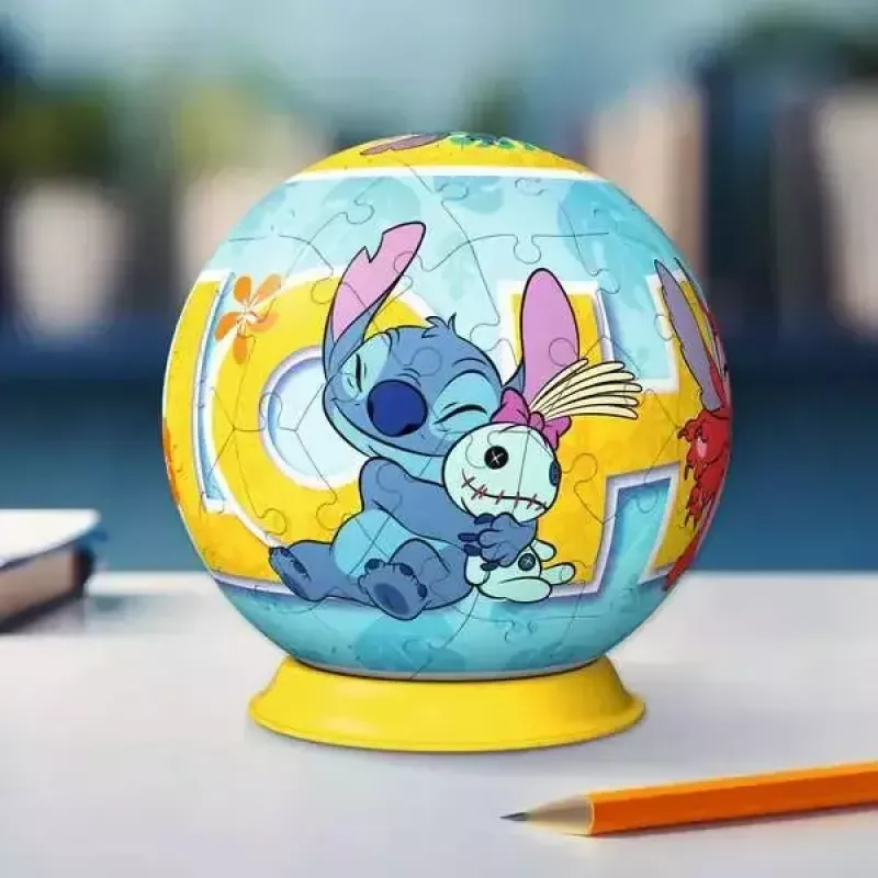 Ravensburger Disney Stitch 3D puzzle guľa, 72 dielikov