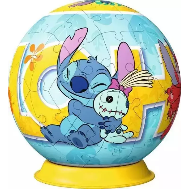 Ravensburger Disney Stitch 3D puzzle guľa, 72 dielikov