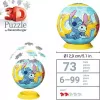 Ravensburger Disney Stitch 3D puzzle guľa, 72 dielikov
