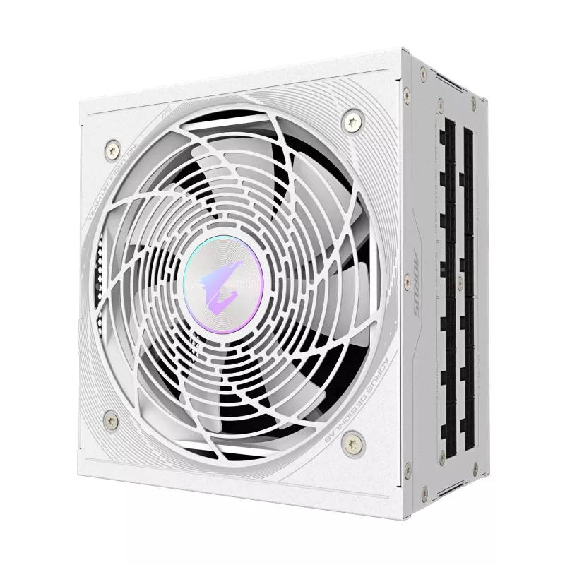 Napájací zdroj GIGABYTE AORUS ELITE P850W 850W ATX 80 PLUS Platinum plne modulárny biely 120mm ventilátor