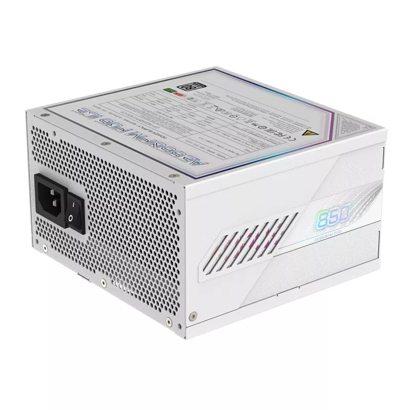 Napájací zdroj GIGABYTE AORUS ELITE P850W 850W ATX 80 PLUS Platinum plne modulárny biely 120mm ventilátor
