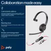 HP Poly Blackwire 5210 monaurálny USB-C headset + 3,5 mm konektor + adaptér USB-C/A