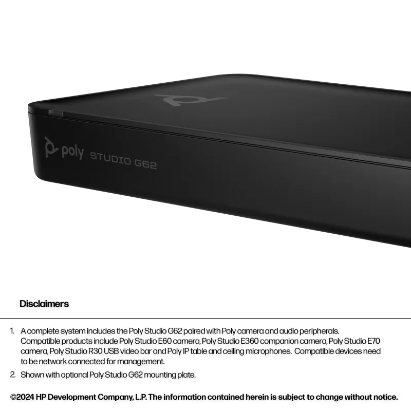 HP Poly Studio G62 videokonferenčný systém