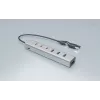 i-tec USB-C/USB-A nabíjací kovový HUB 7 portov (3x USB-C, 4x USB-A)