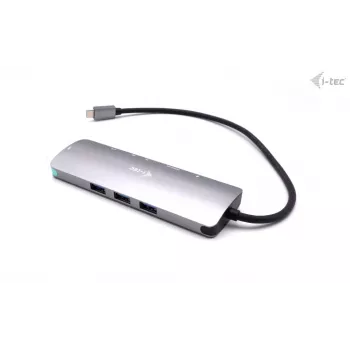 i-tec USB-C Metal Nano dokovacia stanica 4K HDMI LAN s Power Delivery 100 W + univerzálna nabíjačka 100 W