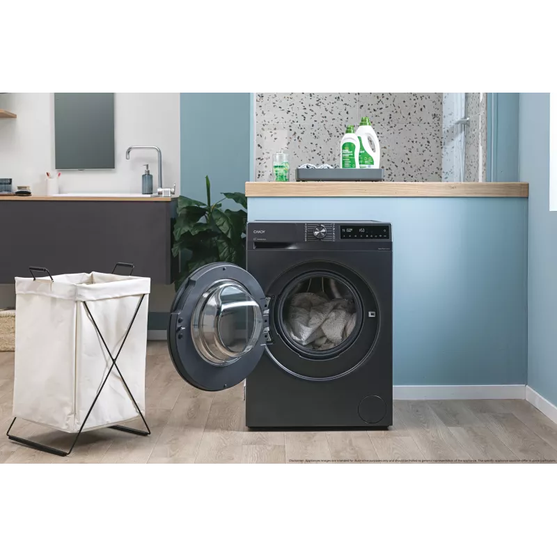 Candy BR 48B6G-S práčka s predným plnením 8 kg 1400 ot/min antracit