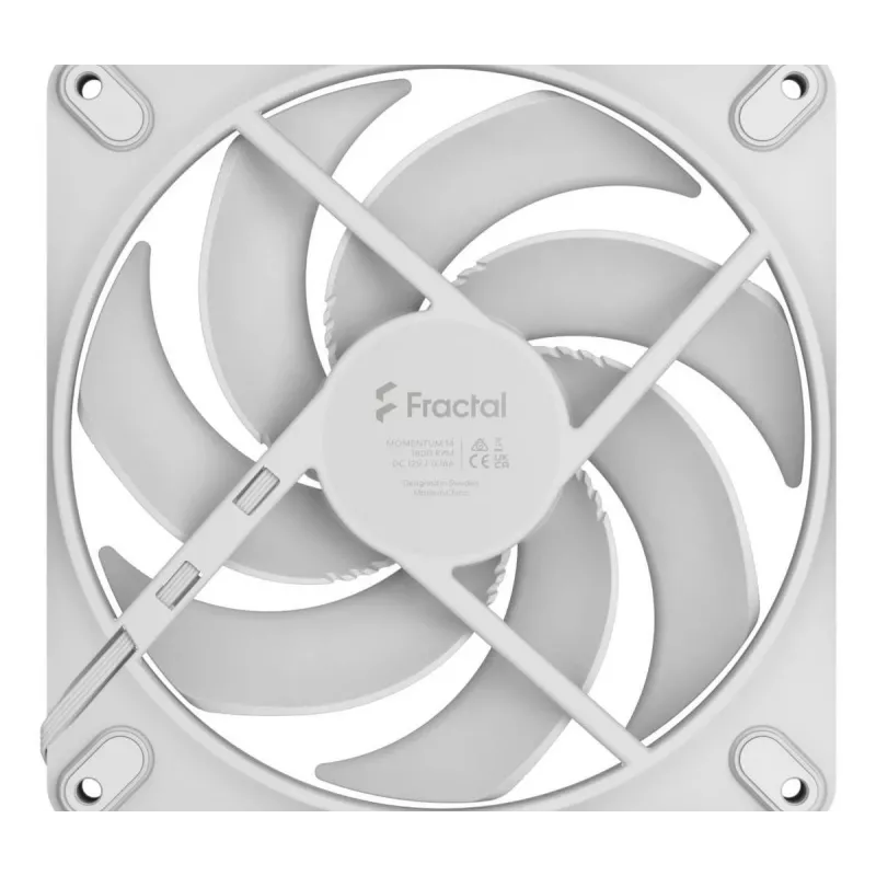 FRACTAL DESIGN ventilátor Momentum 14 biely