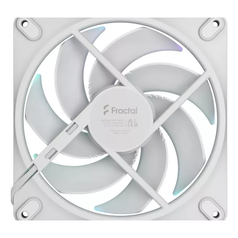 FRACTAL DESIGN ventilátor Momentum 14 RGB biely