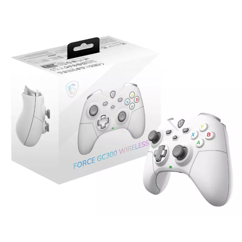 MSI FORCE GC300 WIRELESS WHITE USB 2.0 gamepad analógový PC