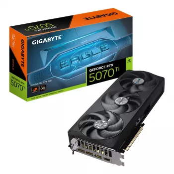 GIGABYTE GeForce RTX 5070 Ti EAGLE OC SFF 16G grafická karta - 16GB GDDR7, 256bit, PCI-E 5.0, 2542 MHz takt jadra, 3 x DP 2.1a, 1 x HDMI 2.1b, NVIDIA DLSS 4, GV-N507TEAGLE OC-16GD