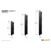 be quiet! Silent Loop 3 240 mm procesorový all-in-one kvapalinový chladič 12 cm čierna 1 ks