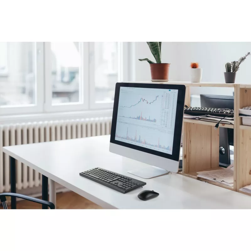 Kensington KM150 EQ Wireless Desktop Set Full-size klávesnica myš čierna