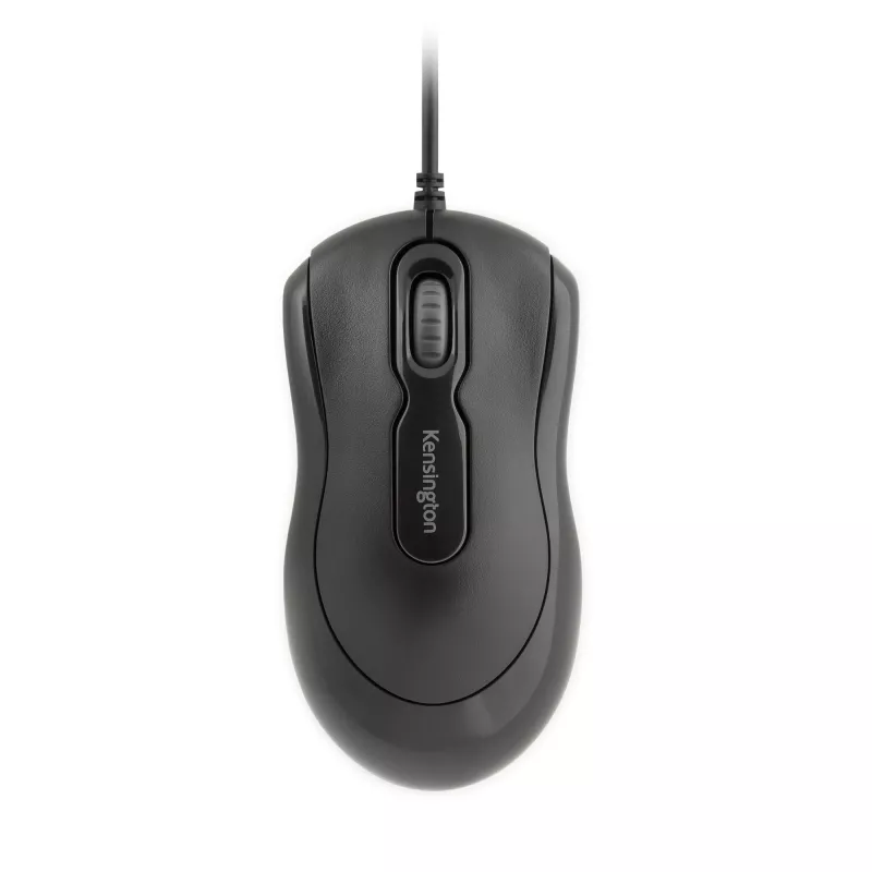 Kensington Mouse-in-a-Box EQ káblová myš, obojručná, optická, USB typu A, 1000 DPI, čierna