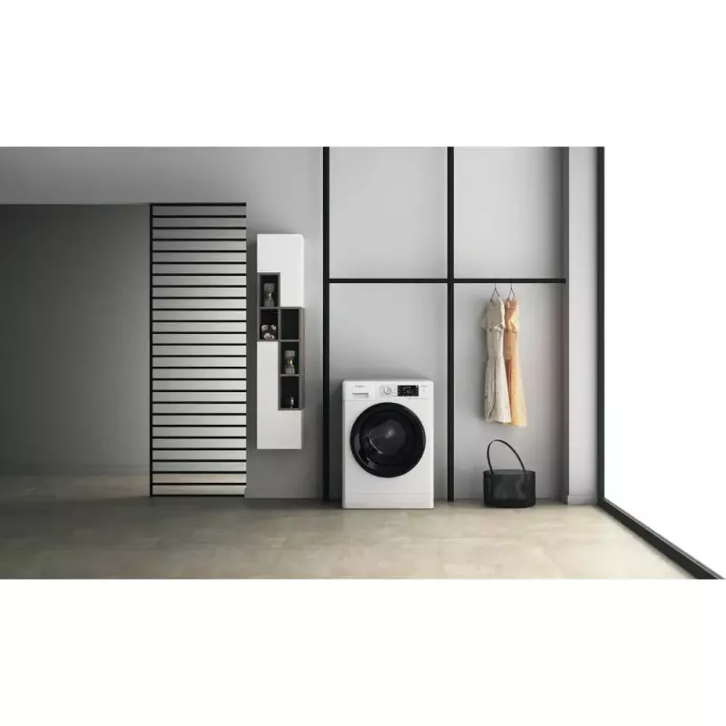 Whirlpool FFWDD1076258B práčka so sušičkou voľne stojaca predné plnenie biela